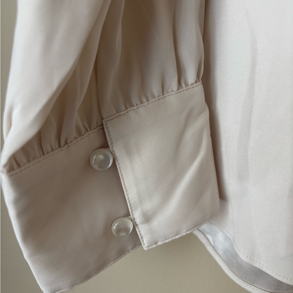 Chico's Elegant Cream Blouse - Picture 9 of 9